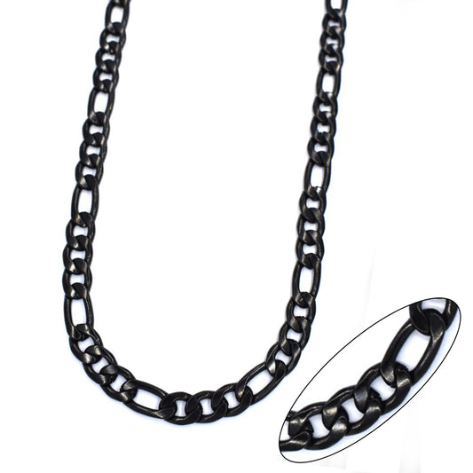 Stainless steel figaro 7mm x 60cm chain - SSMN2859