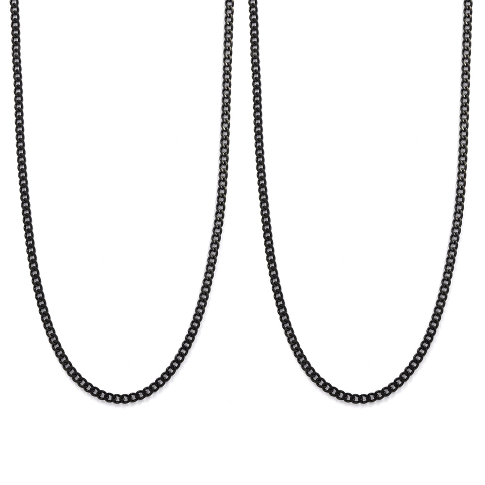 2 Pack Stainless steel curb 2mm x 65cm chain - SSMN2861