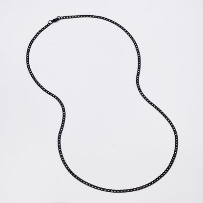 Buy 1 get 1 FREE - 2 Pack stainless steel 3mm x 60cm open curb chain - SSMN2946