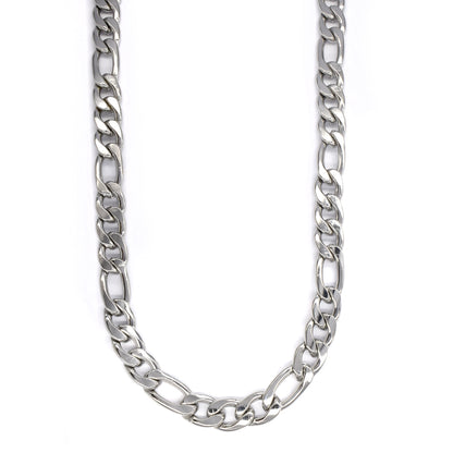 Buy 1 get 1 FREE - Stainless steel figaro 9.5mm x 60cm chain - SSMN2950
