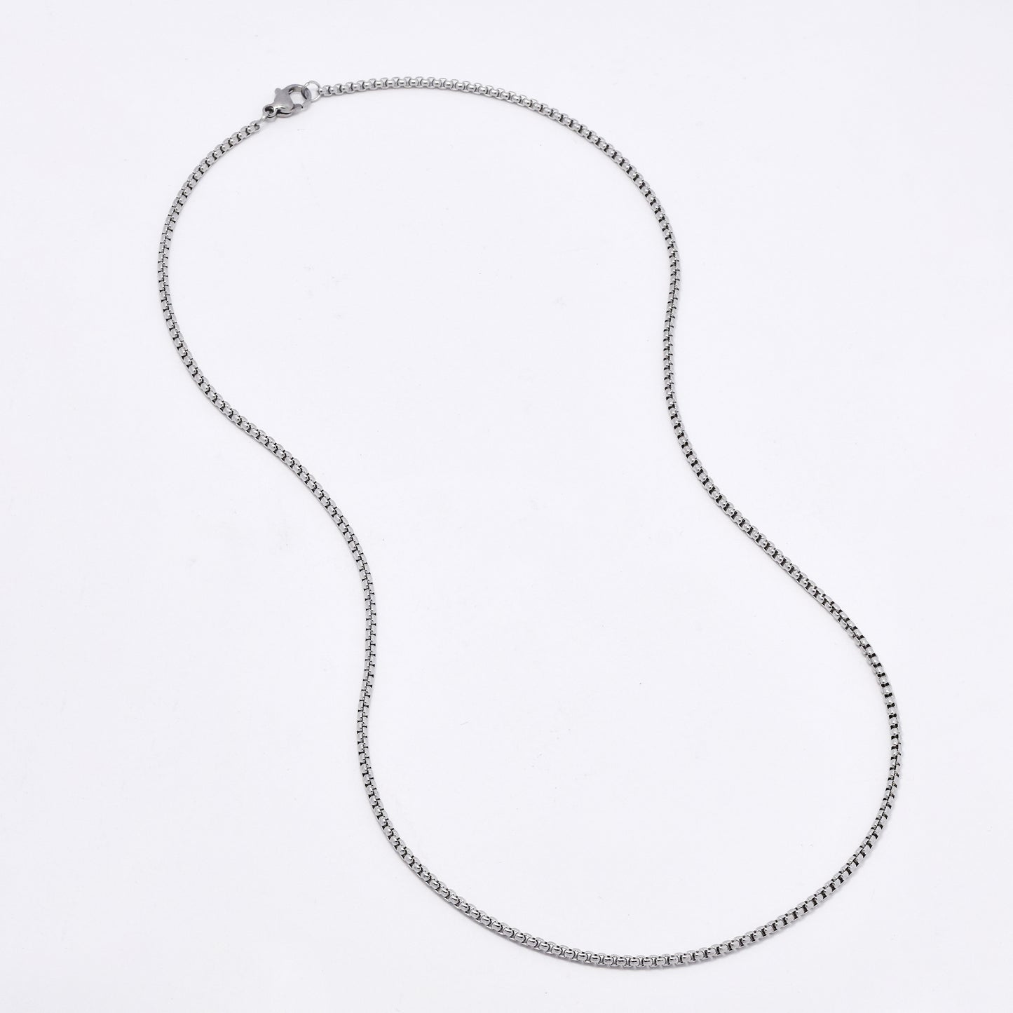 SSMN3062 - St Steel 2 pack 50cm x 2mm rolo chain
