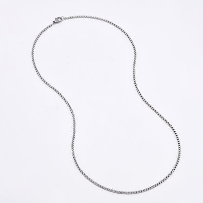 SSMN3062 - St Steel 2 pack 50cm x 2mm rolo chain