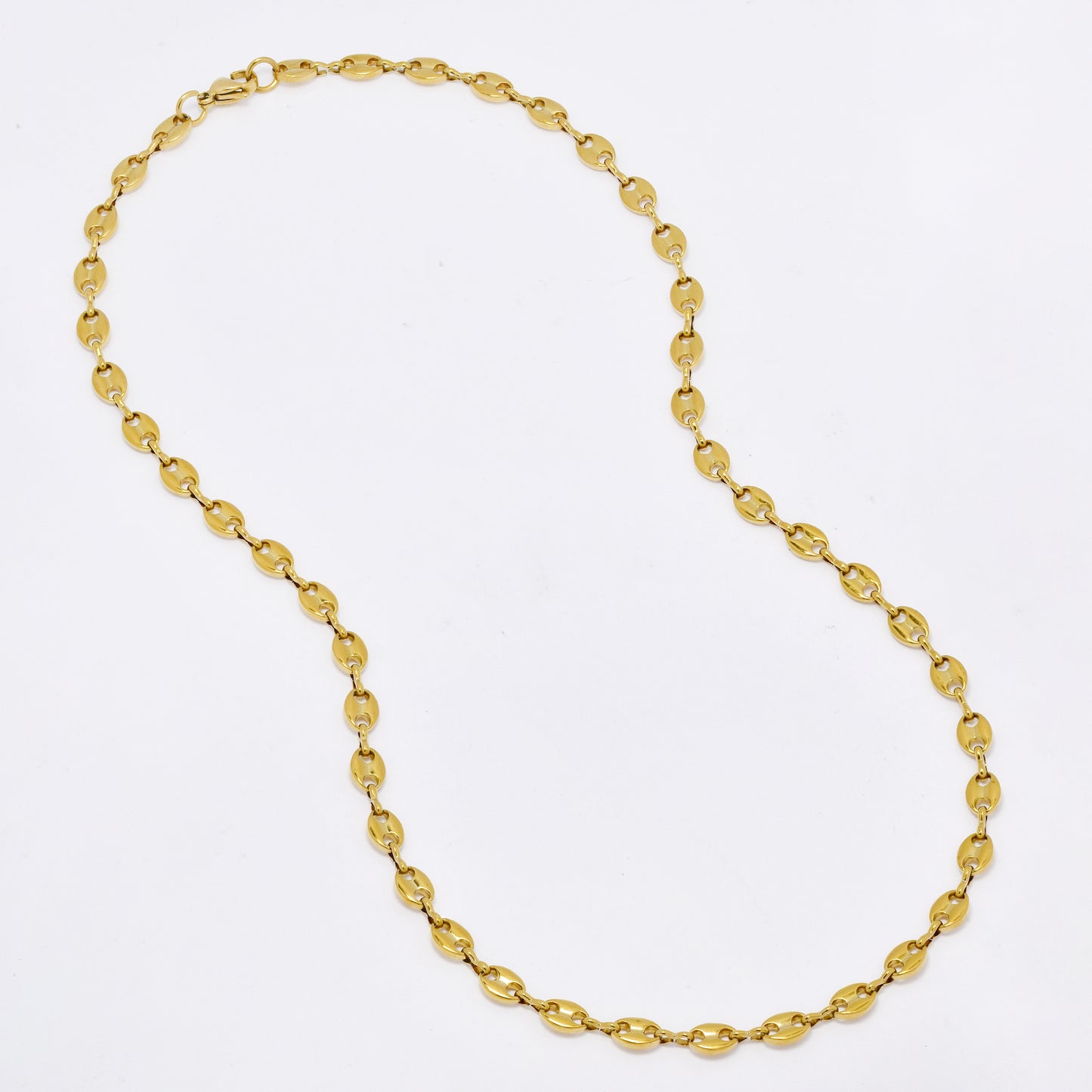 SSMN3105 - Steel 50cm x 5mm gucci link necklace