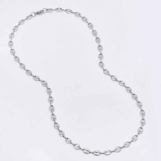 SSMN3105 - Steel 50cm x 5mm gucci link necklace