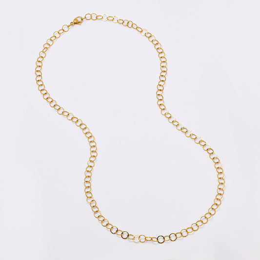 SSMN3278 - Steel 2-Pack 50cm x 5mm round anchor link necklace