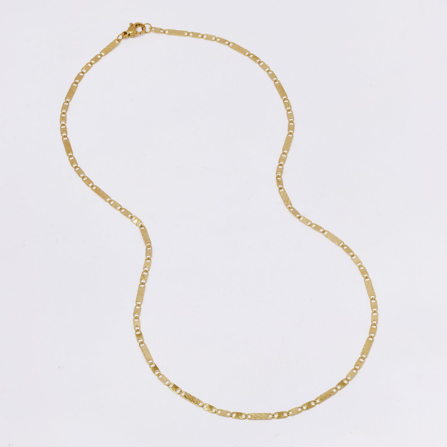 SSMN3358 - Steel 46cm x 2.5mm stamped link chain