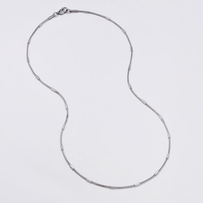 SSMN3392 - Steel 2-Pack 45cm x 1.2mm round bar snake chain necklace