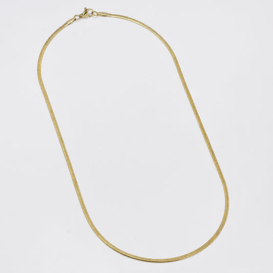 SSMN3393 - Steel 2-Pack 45cm x 2mm herringbone chain necklace