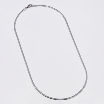 SSMN3393 - Steel 2-Pack 45cm x 2mm herringbone chain necklace