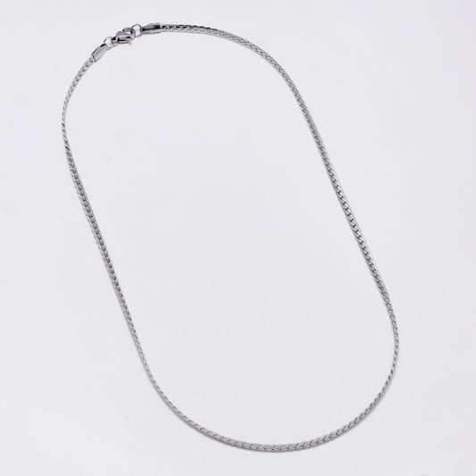 SSMN3396 - Steel 2-Pack 45cm x 3mm textured tight curb chain necklace