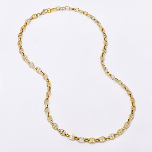 SSMN3450 - Steel 49cm x 6mm marina necklace