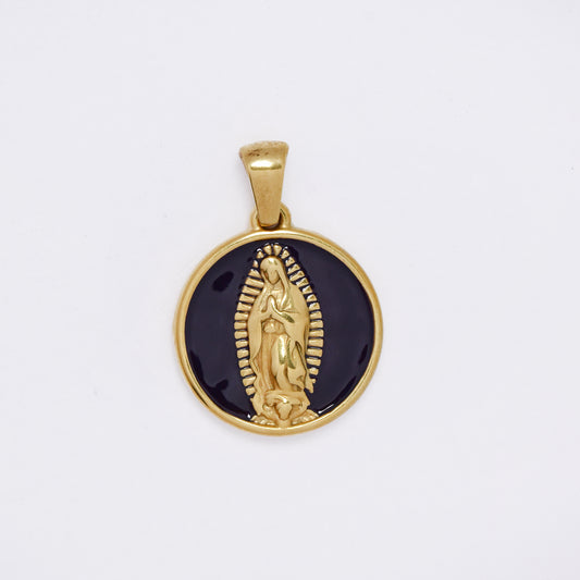 SSMP3334 - Steel 18mm mother Mary pendant