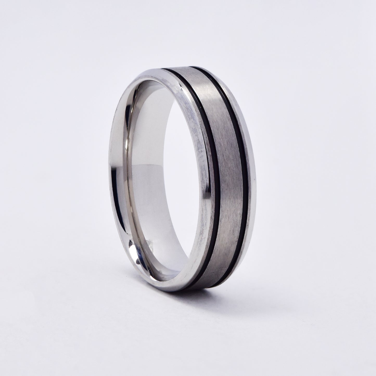 SSMR3078 - Steel 7mm x 2mm two tone band
