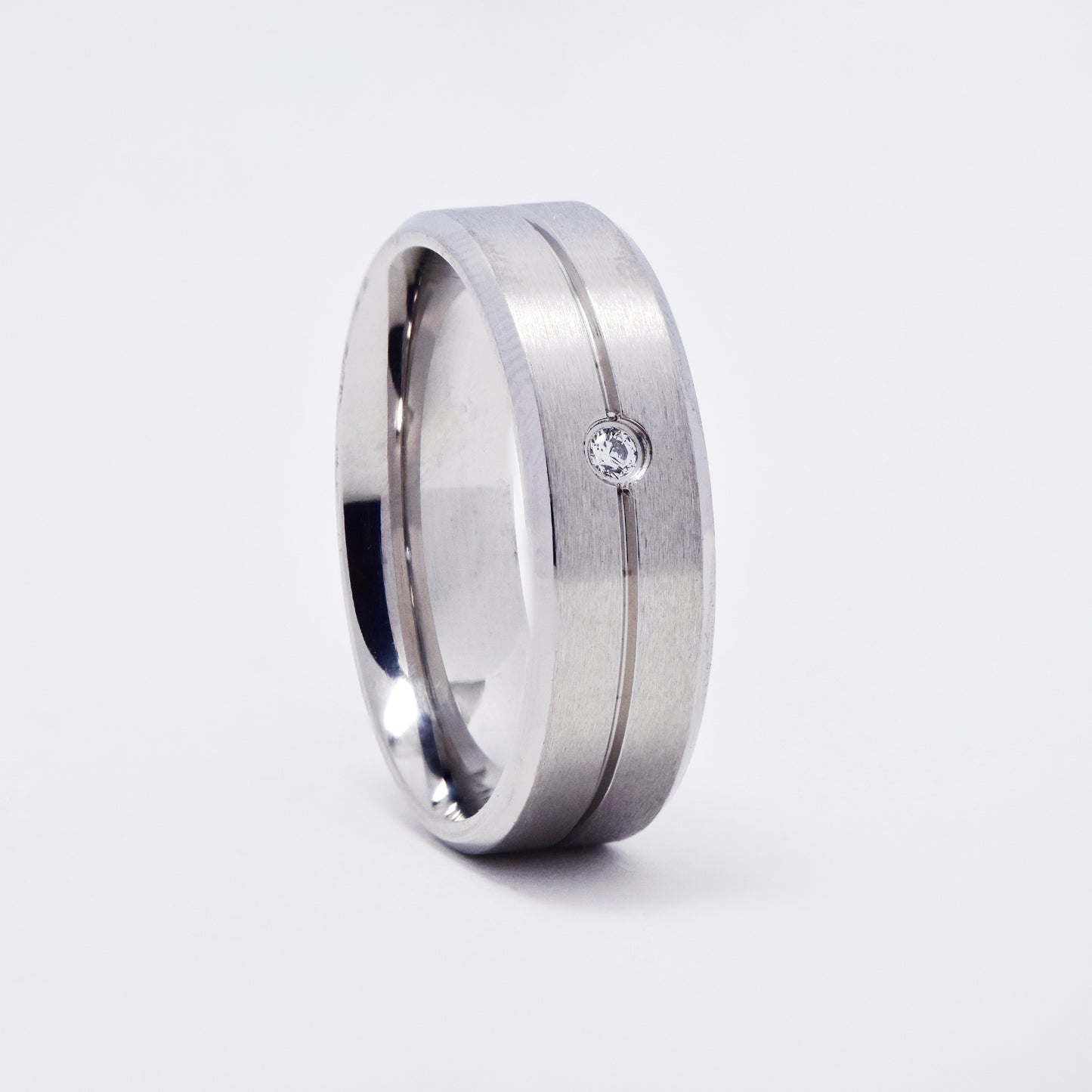 SSMR3089 - Steel 7mm center line CZ band