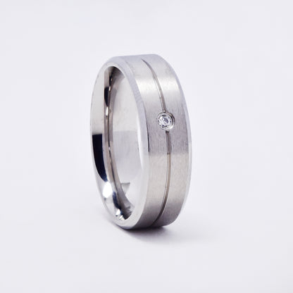 SSMR3089 - Steel 7mm center line CZ band