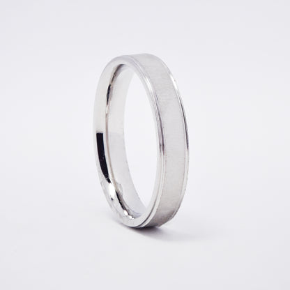 SSMR3091 - Steel 4mm brushed center band