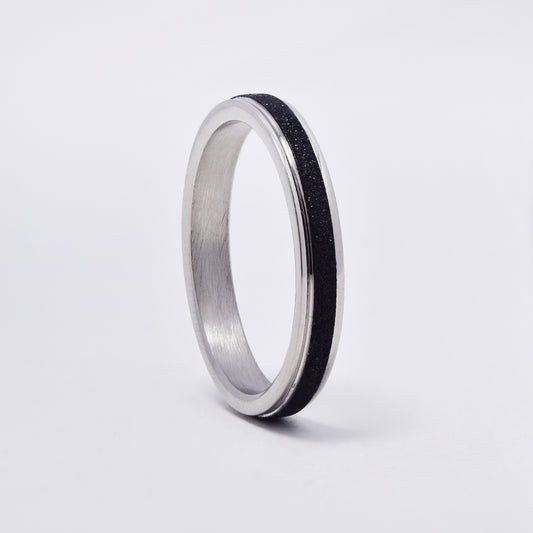 SSMR3100 - Steel 3.5mm two tone glitter band
