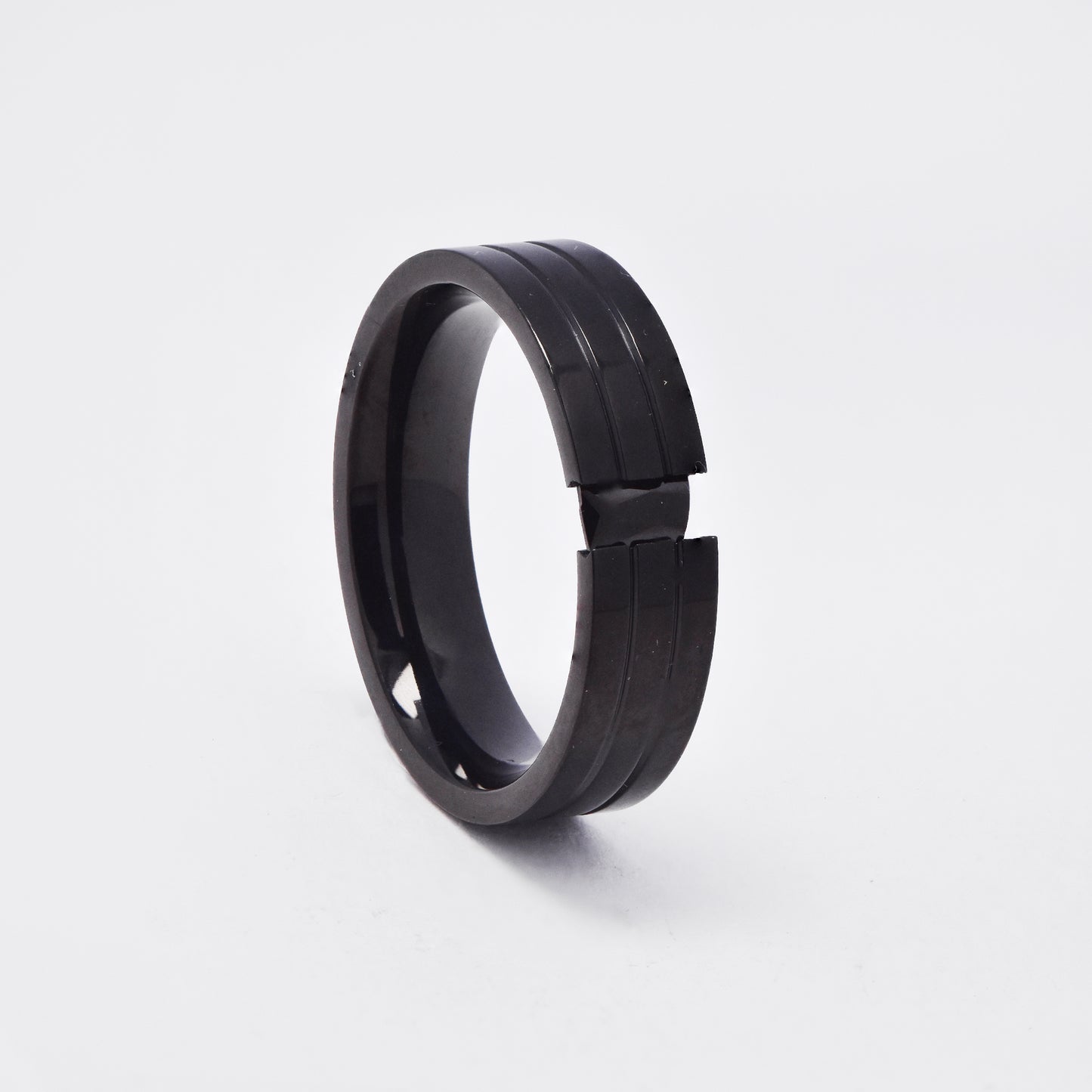 SSMR3390 - Steel 6mm black CZ band