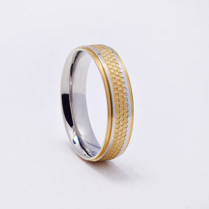 SSMR3394 - Steel 6mm dotted center band