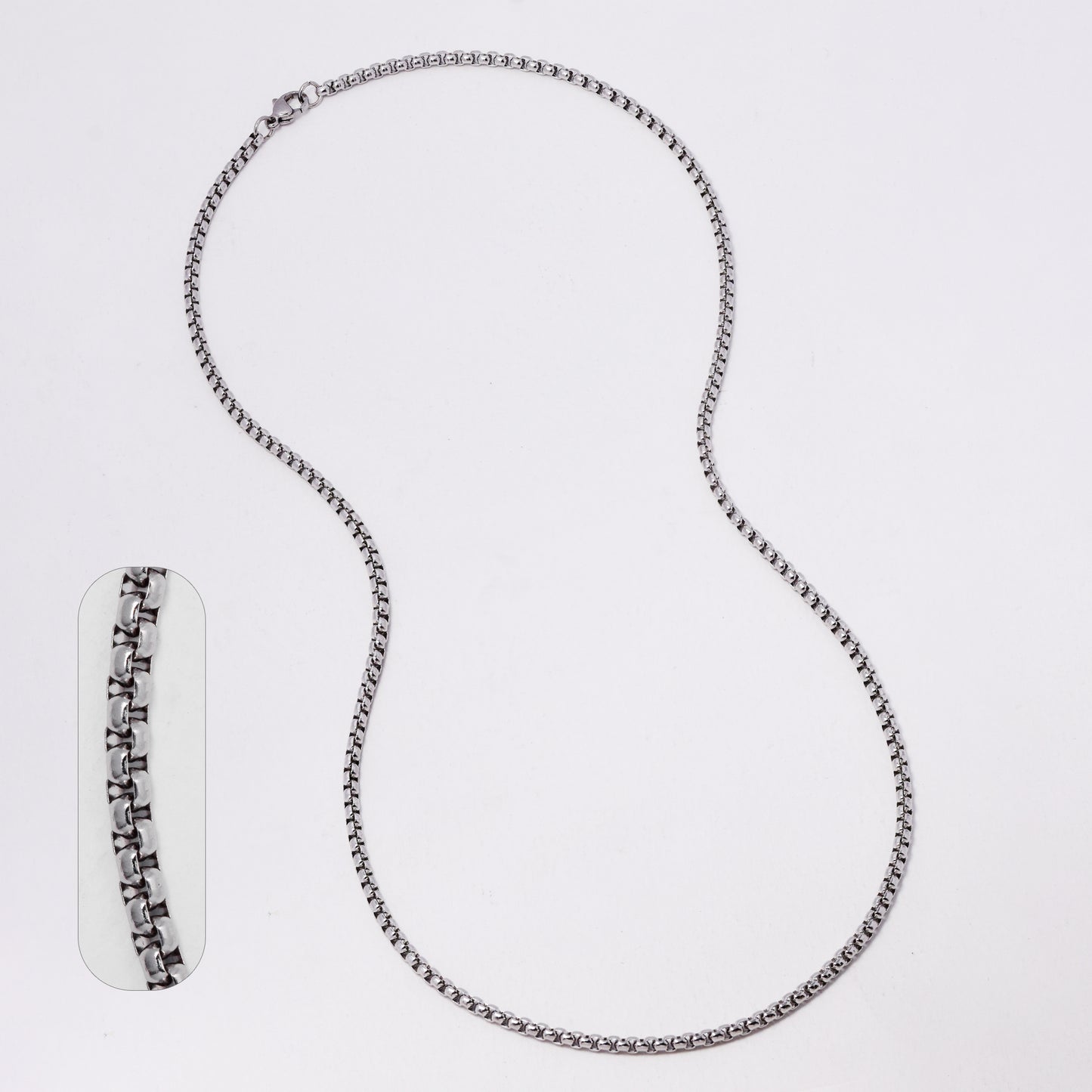 SSRBOX-S-3.5mmx55cm - Stainless Steel Rolo Chain