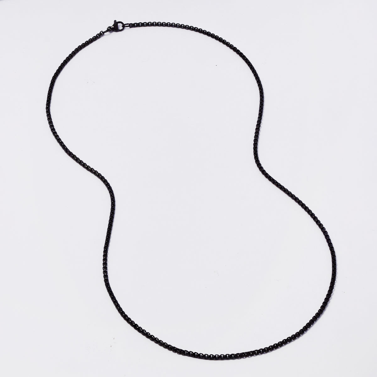 Buy 1 get 1 FREE - Stainless steel 2 pack 2mm x 60cm round box chain - SSROUNDBOX-2X60