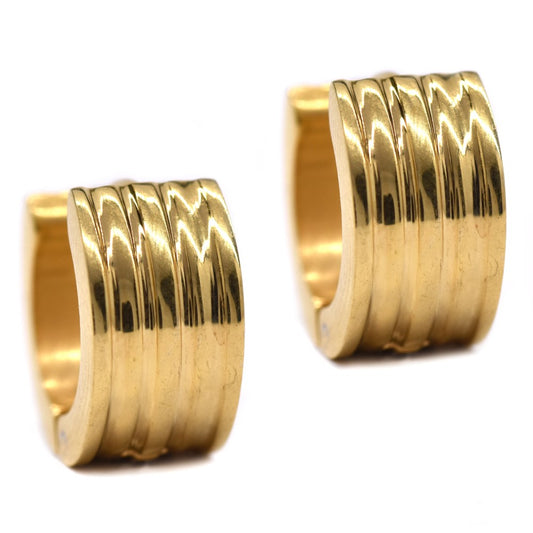 Stainless steel broad tube huggie - SSVE9852