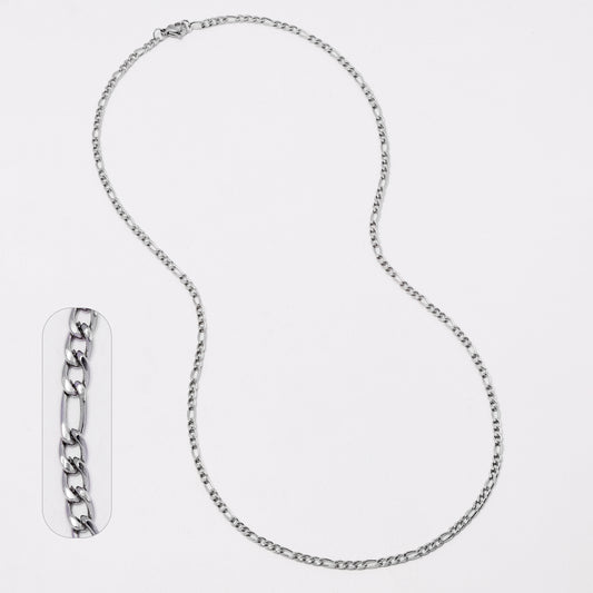 Stainless steel figaro 3mm x 55cm chain - SSVN7900