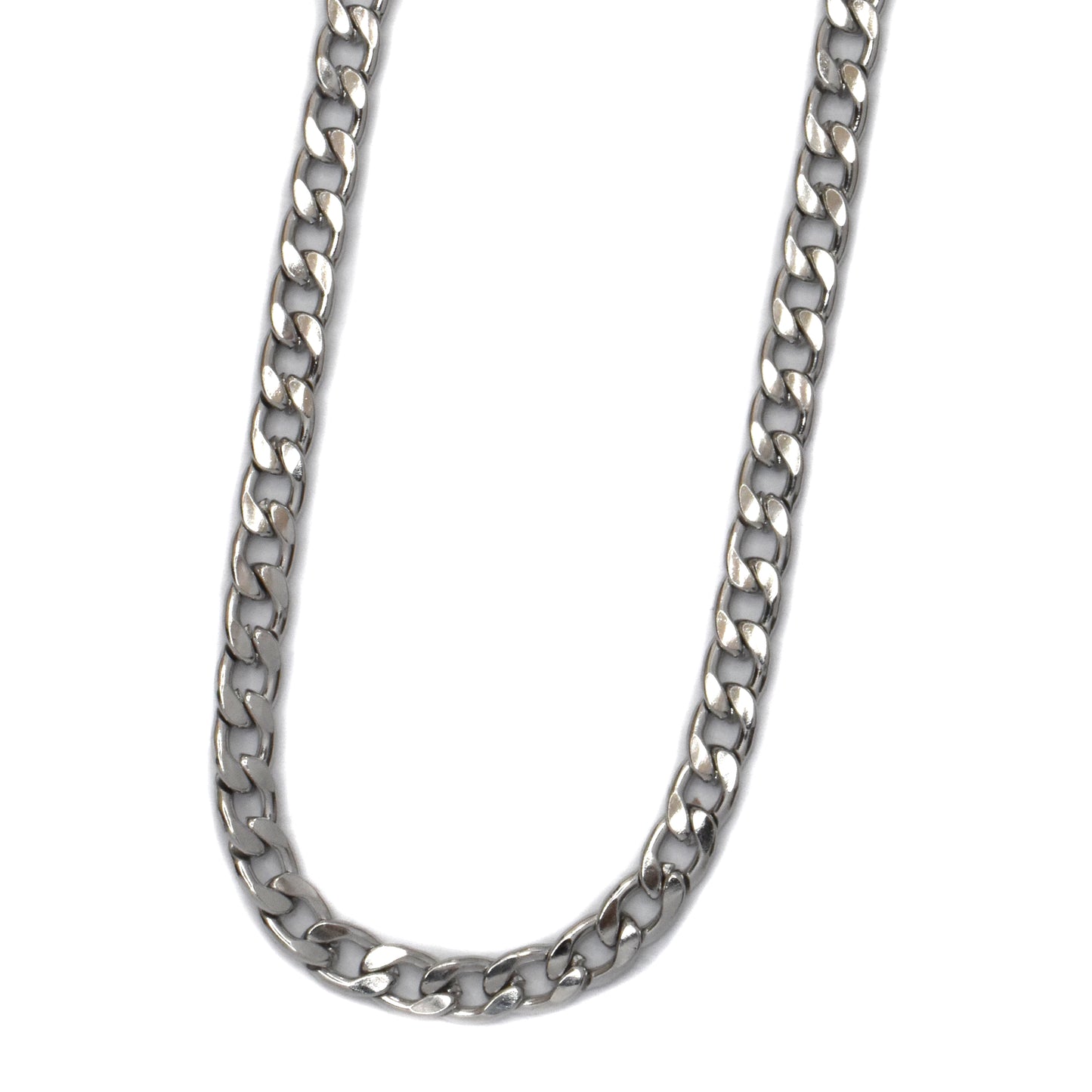 Stainless steel 6mm x 55cm curb chain - SSVN7902