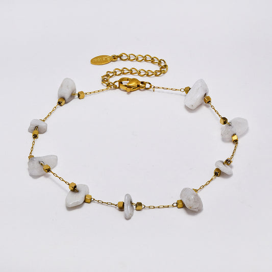 Stainless steel chip anklet - SSYA5180