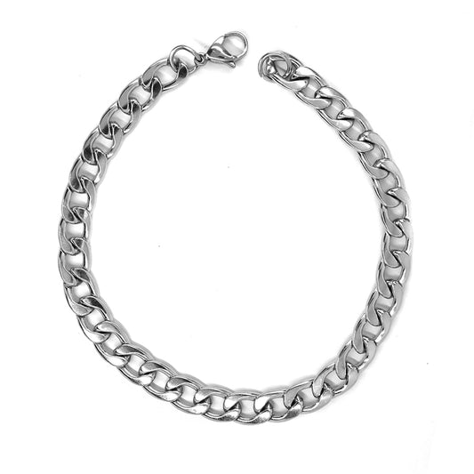 Stainless steel 22cm x 7mm curb chain bracelet - SSYB2138
