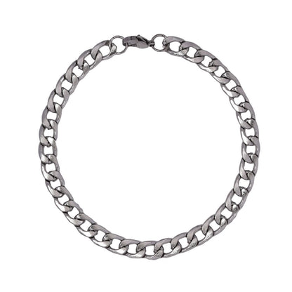 Stainless steel 22cm x 7mm curb chain bracelet - SSYB2138