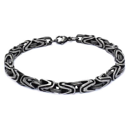 Stainless steel Bold Link Bracelet - SSYB4519