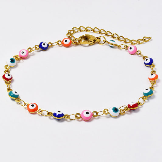 Stainless steel Evil eye bracelet - SSYB4730