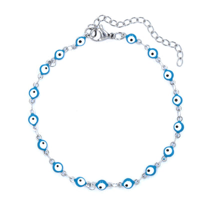 Stainless steel Evil eye multi colour bracelet - SSYB4730