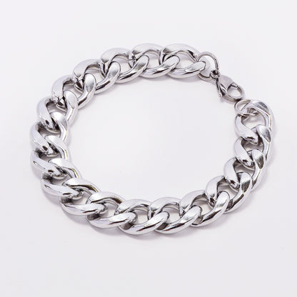Stainless steel chunky curb 21cm x 13.5mm chain - SSYB4895