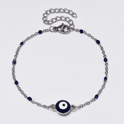 Stainless steel Evil eye colour bracelet