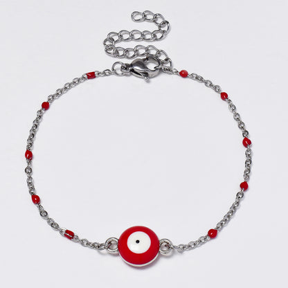 Stainless steel Evil eye colour bracelet