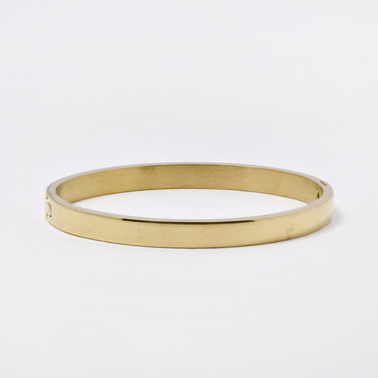 SSYB5890 - Stainless steel 60mm x 51mm x 6mm hinged bangle