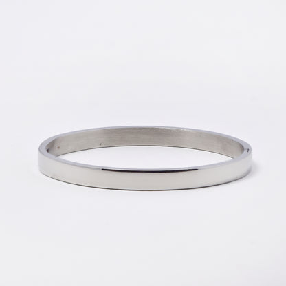 SSYB5890 - Stainless steel 60mm x 51mm x 6mm hinged bangle