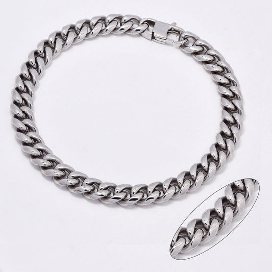 SSYB5991 - 22cm x 8mm curb link bracelet - XL