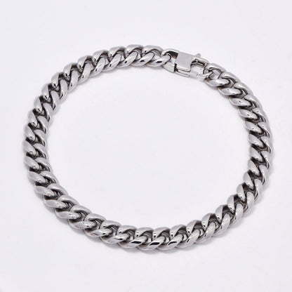 SSYB5991 - 22cm x 8mm curb link bracelet - XL