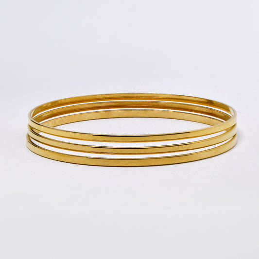 SSYB5017 - St Steel 3 piece bangle set