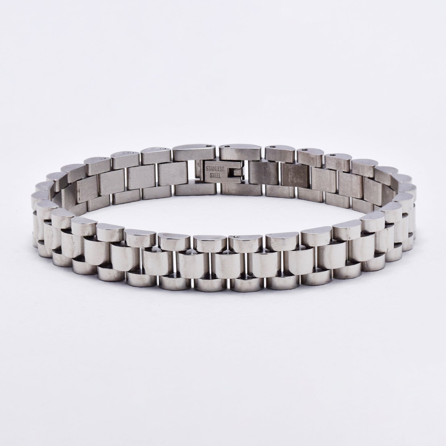 SSYB6099 - St Steel 22cm x 10mm watchband bracelet