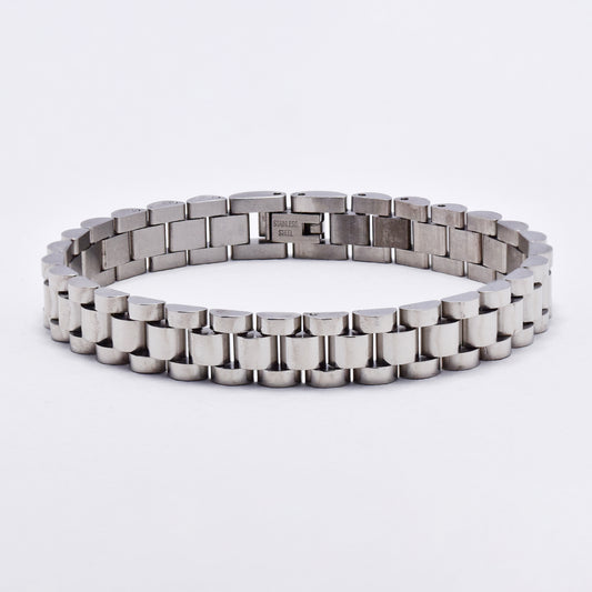 SSYB6099 - St Steel 22cm x 10mm watchband bracelet