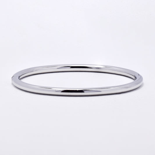 SSYB6302 - St Steel 63mm x 58mm x 4mm rounded hinged bangle