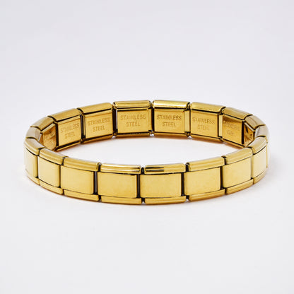 SSYB6369 - St Steel 18 link, 9mm wide bracelet