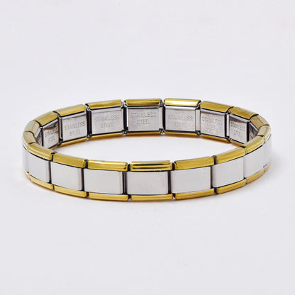 SSYB6369 - St Steel 18 link, 9mm wide bracelet