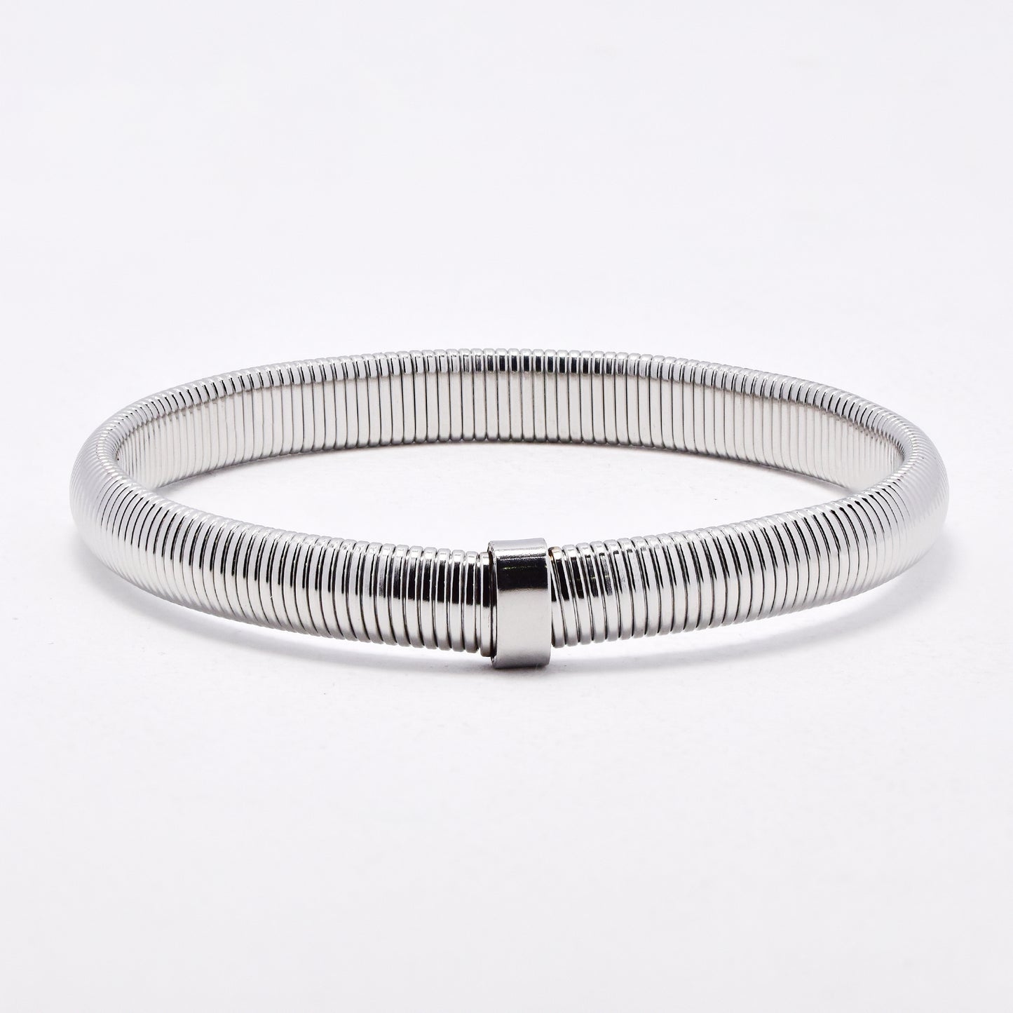 SSYB6568 - St Steel 8mm wide 8mm flexi bracelet