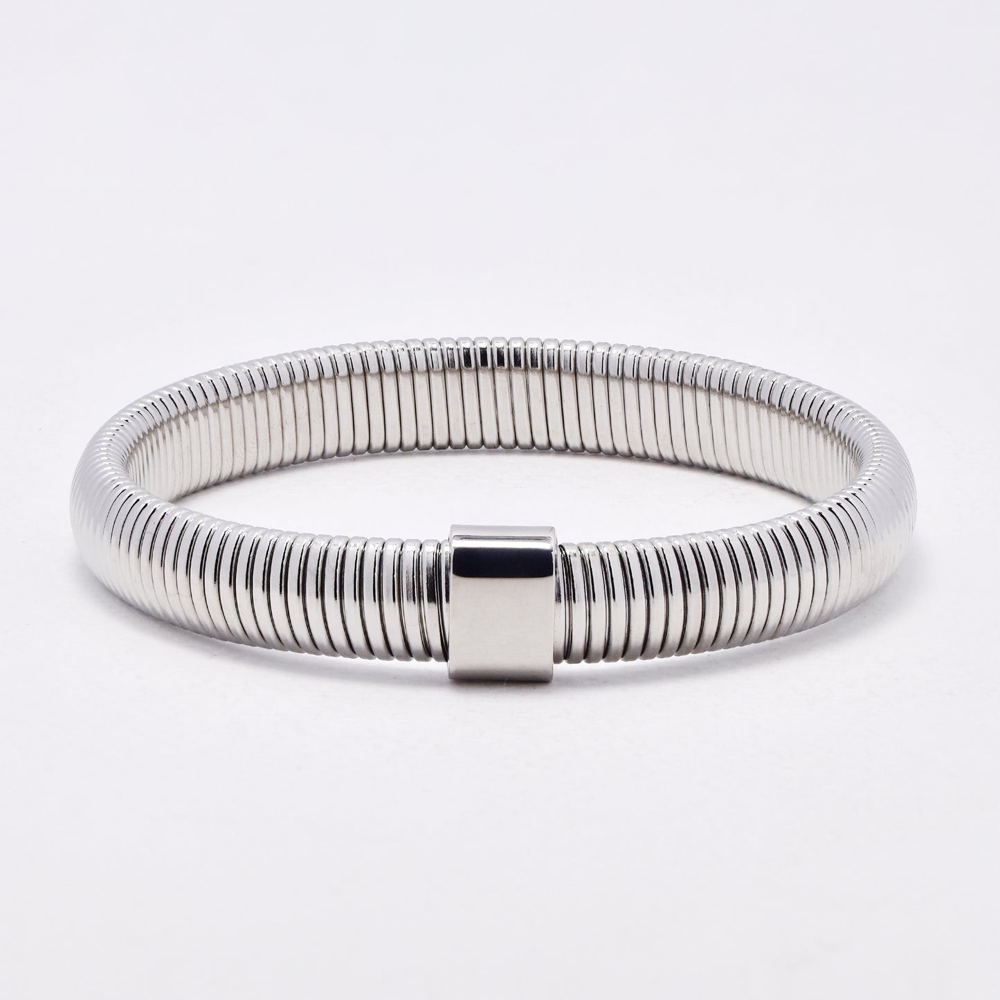 SSYB6570 - St Steel 12mm wide 12mm flexi bracelet