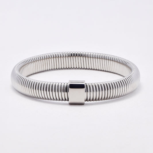 SSYB6570 - St Steel 12mm wide 12mm flexi bracelet
